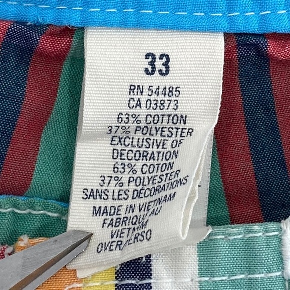 American Eagle Shorts Men’s 10" Classic Board Shorts Swim Trunks Plaid Waist 33 - Picture 6 of 12